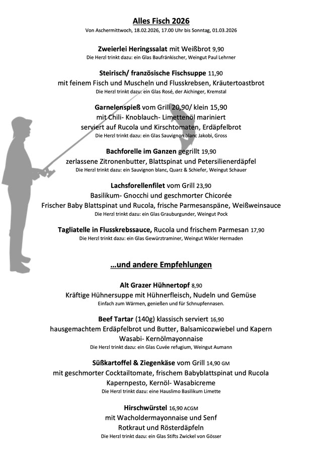Heringsschmaus 2026 in der Herzl Weinstube Graz